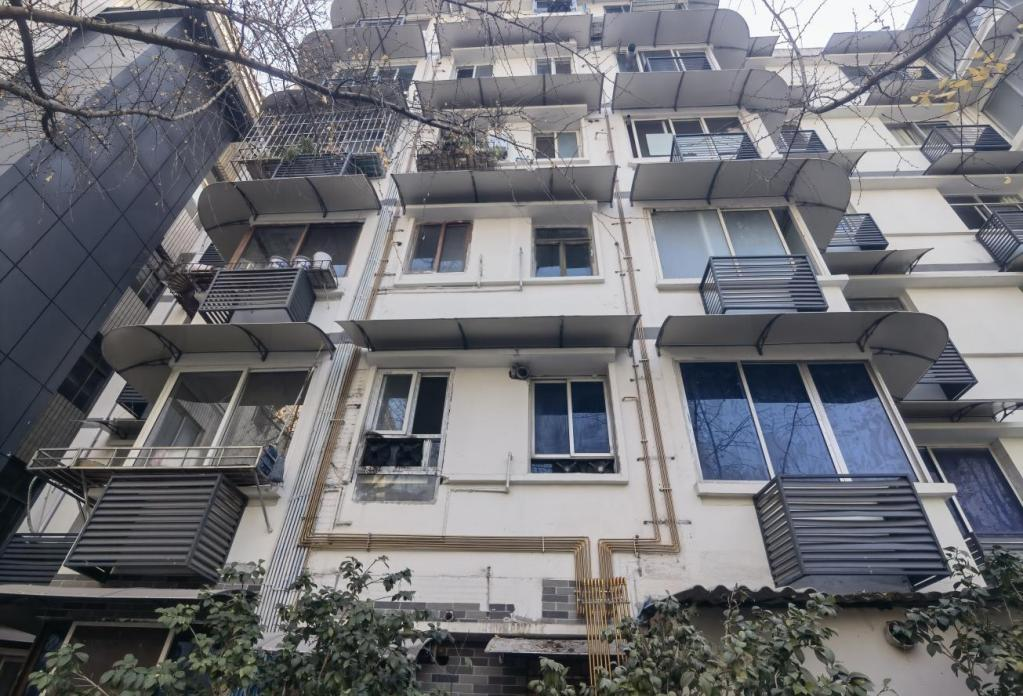 皇华台32号燃气立管改造完成