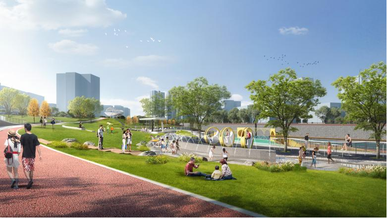 柏溪海绵公园项目效果图