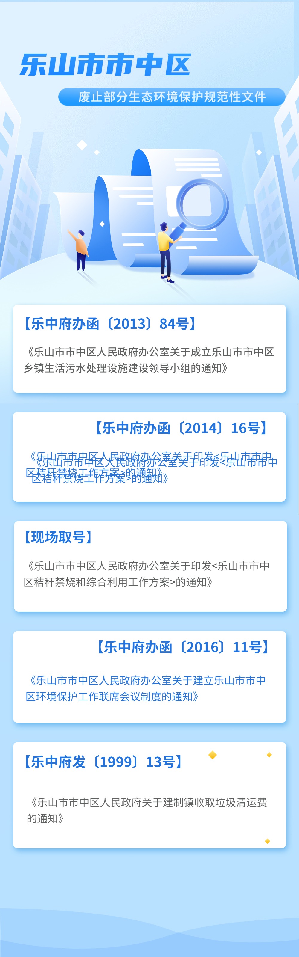 图解市中区废止部分生态环境保护规范性文件